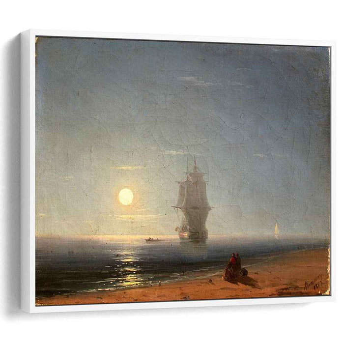 Lunar night (1857) by Ivan Aivazovsky