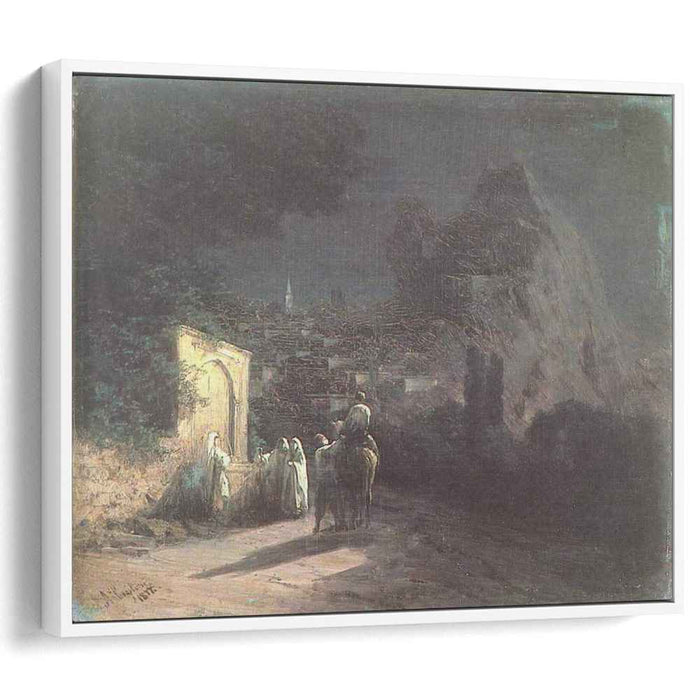 Lunar night at the spring (1877) by Ivan Aivazovsky