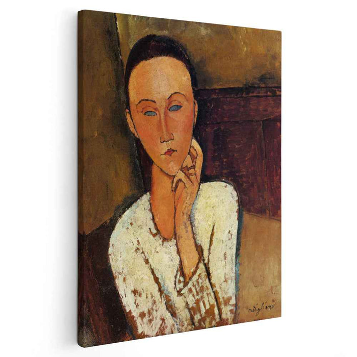 Lunia Czechowska with her left hand on her cheek (1918) by Amedeo Modigliani