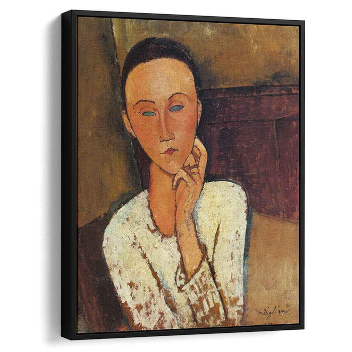 Lunia Czechowska with her left hand on her cheek (1918) by Amedeo Modigliani