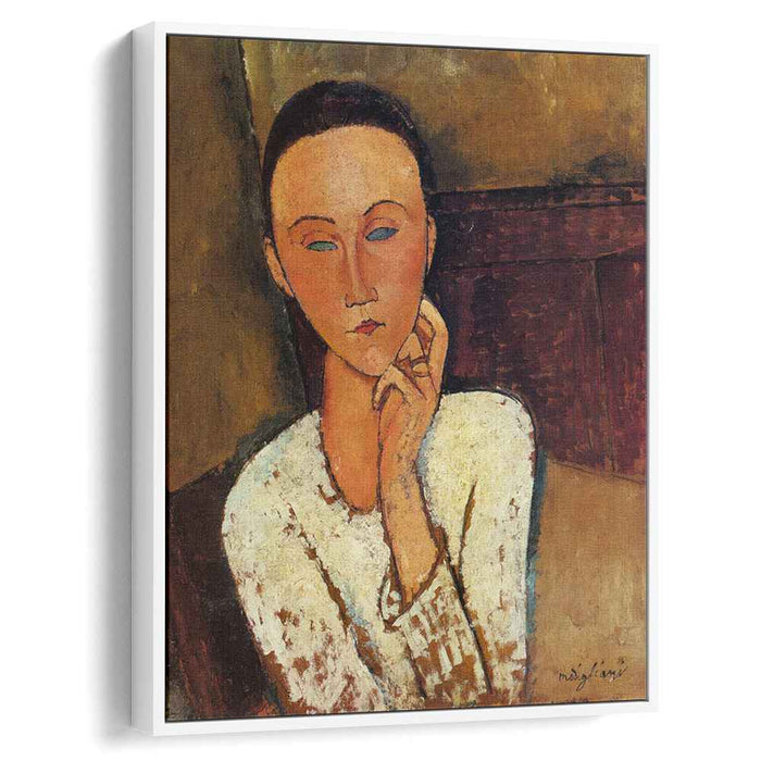 Lunia Czechowska with her left hand on her cheek (1918) by Amedeo Modigliani