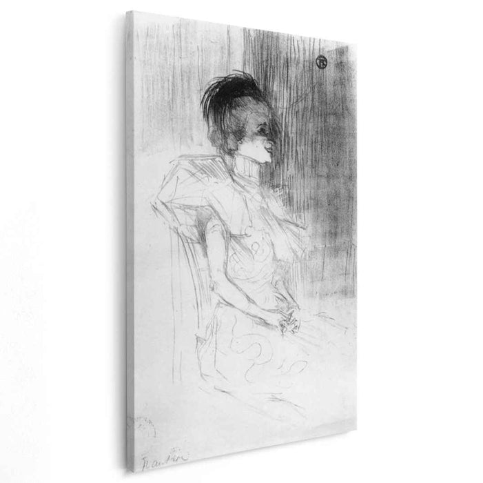 M.Lender Sitting (1895) by Henri de Toulouse-Lautrec