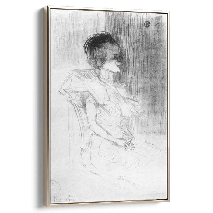 M.Lender Sitting (1895) by Henri de Toulouse-Lautrec