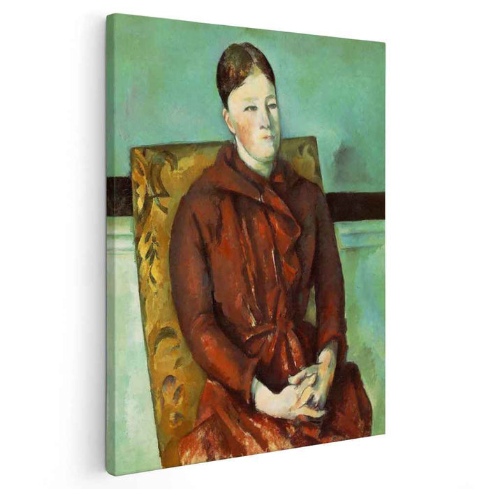 Madame Cezanne in a Yellow Chair (1891) by Paul Cezanne