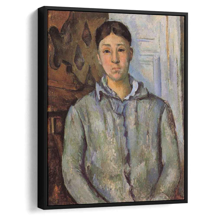Madame Cezanne in Blue (1890) by Paul Cezanne