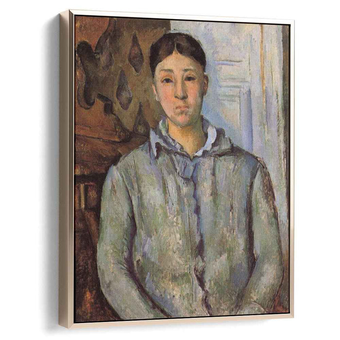 Madame Cezanne in Blue (1890) by Paul Cezanne