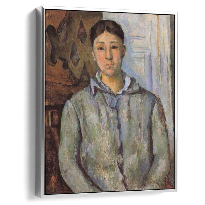 Madame Cezanne in Blue (1890) by Paul Cezanne