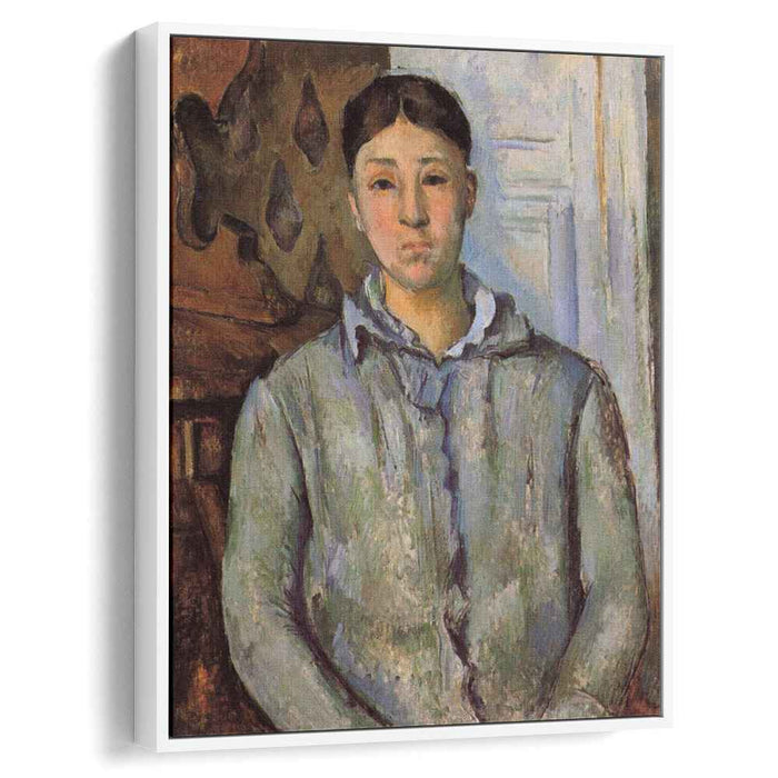 Madame Cezanne in Blue (1890) by Paul Cezanne
