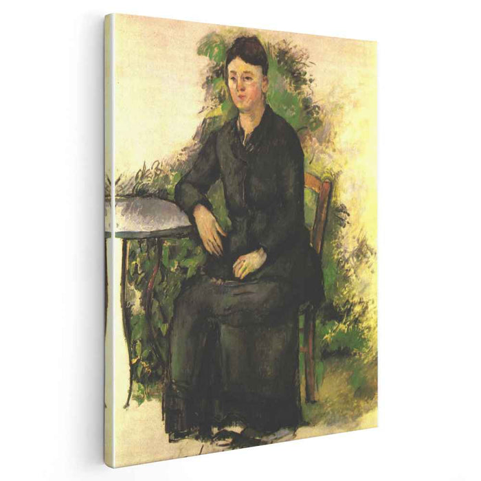 Madame Cezanne in the garden (1882) by Paul Cezanne
