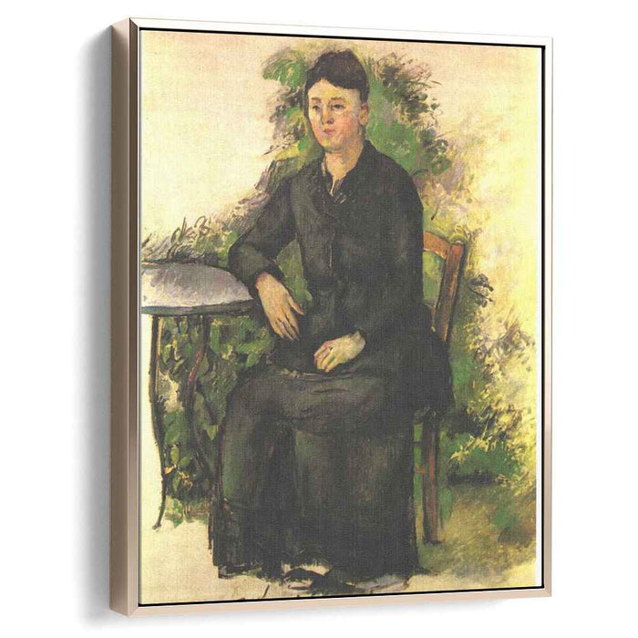 Madame Cezanne in the garden (1882) by Paul Cezanne