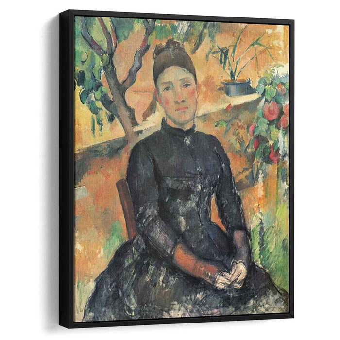 Madame Cezanne in the Greenhouse (1892) by Paul Cezanne