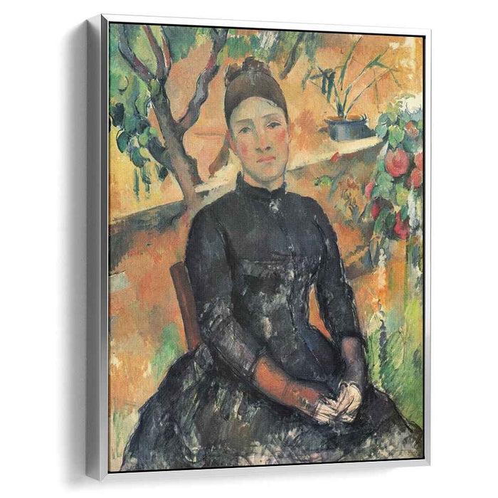 Madame Cezanne in the Greenhouse (1892) by Paul Cezanne