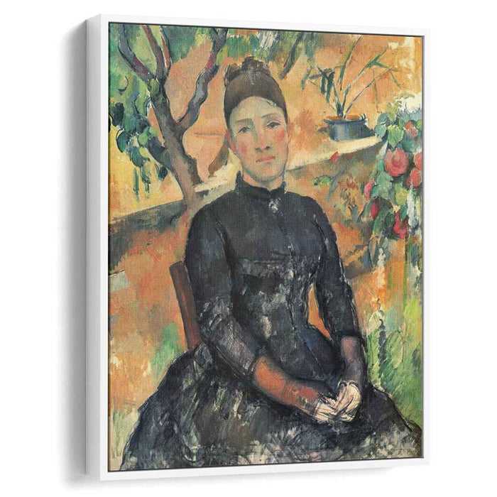 Madame Cezanne in the Greenhouse (1892) by Paul Cezanne