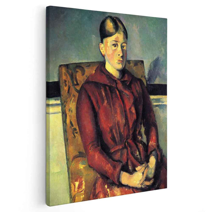 Madame Cezanne with a Yellow Armchair (1890) by Paul Cezanne