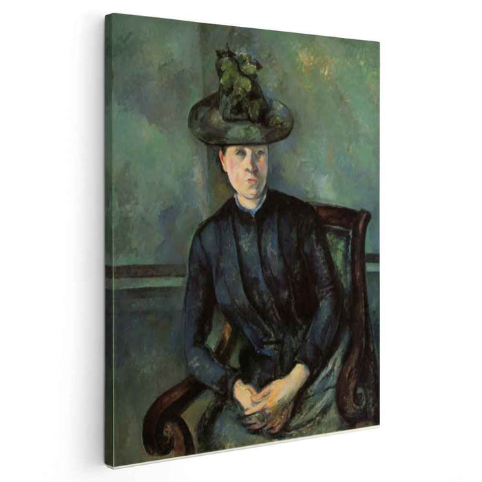 Woman in a Green Hat (Madame Cezanne) (1895) by Paul Cezanne