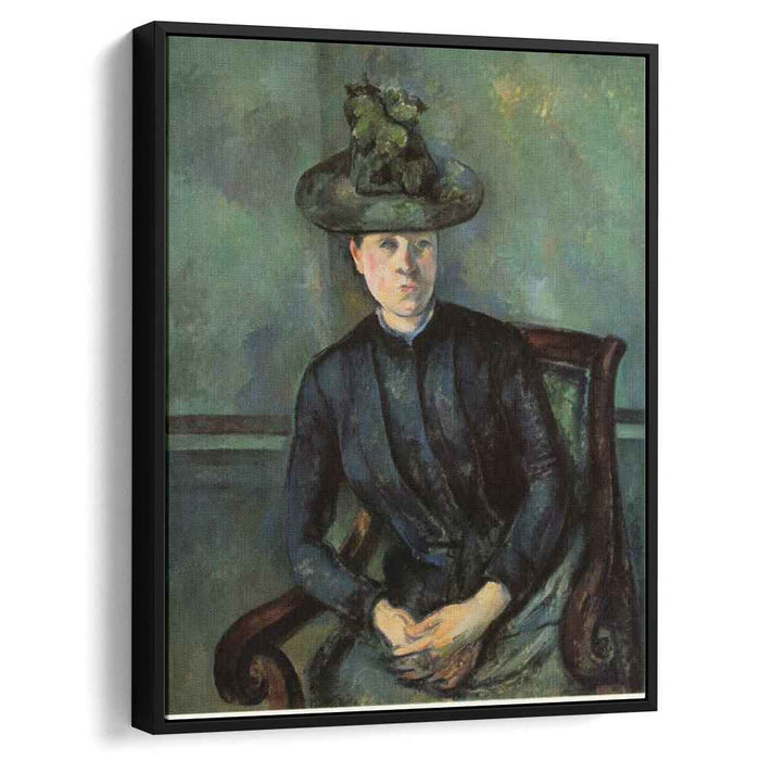 Woman in a Green Hat (Madame Cezanne) (1895) by Paul Cezanne