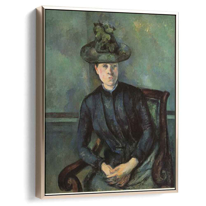 Woman in a Green Hat (Madame Cezanne) (1895) by Paul Cezanne