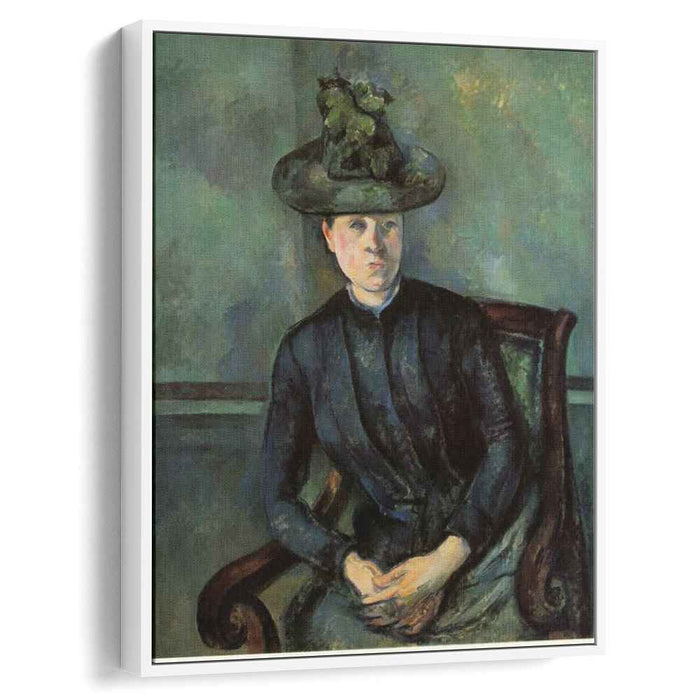 Woman in a Green Hat (Madame Cezanne) (1895) by Paul Cezanne