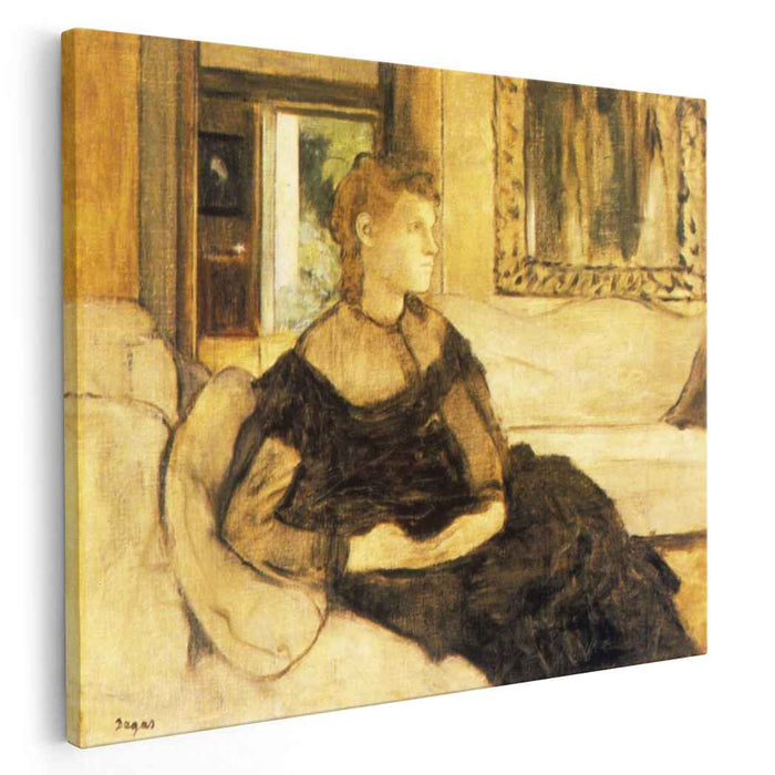 Madame Gobillard, Yves Morisot by Edgar Degas