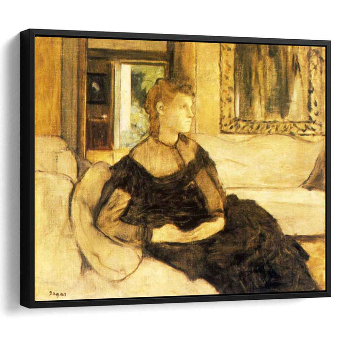 Madame Gobillard, Yves Morisot by Edgar Degas