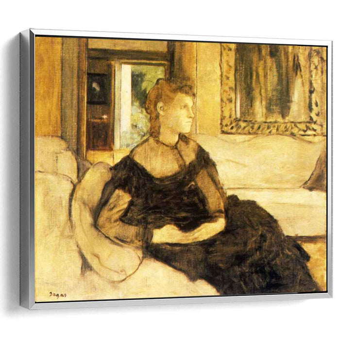 Madame Gobillard, Yves Morisot by Edgar Degas