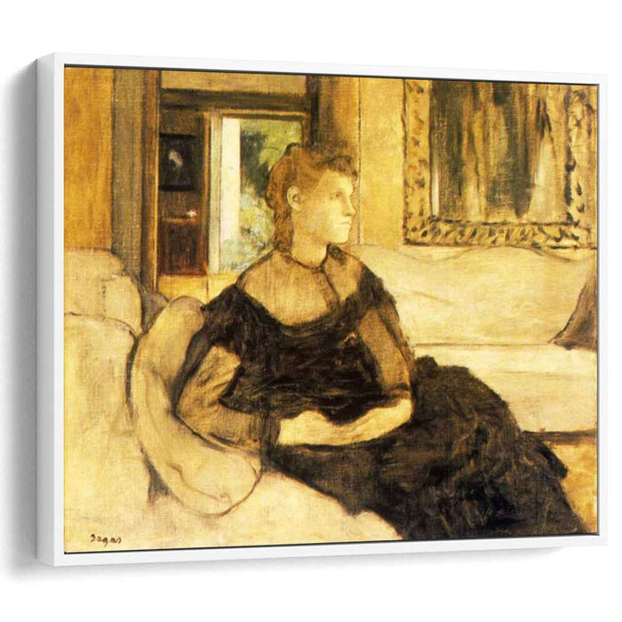 Madame Gobillard, Yves Morisot by Edgar Degas