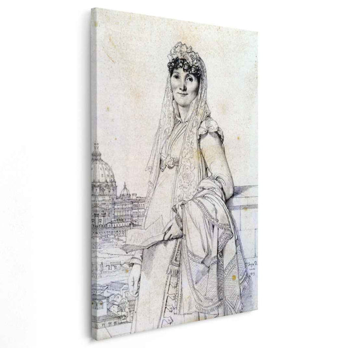 Madame Guillaume Mallet, born Anne Julie Houel by Jean Auguste Dominique Ingres