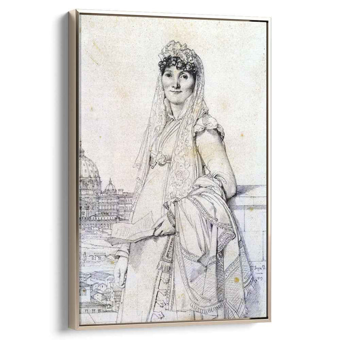 Madame Guillaume Mallet, born Anne Julie Houel by Jean Auguste Dominique Ingres