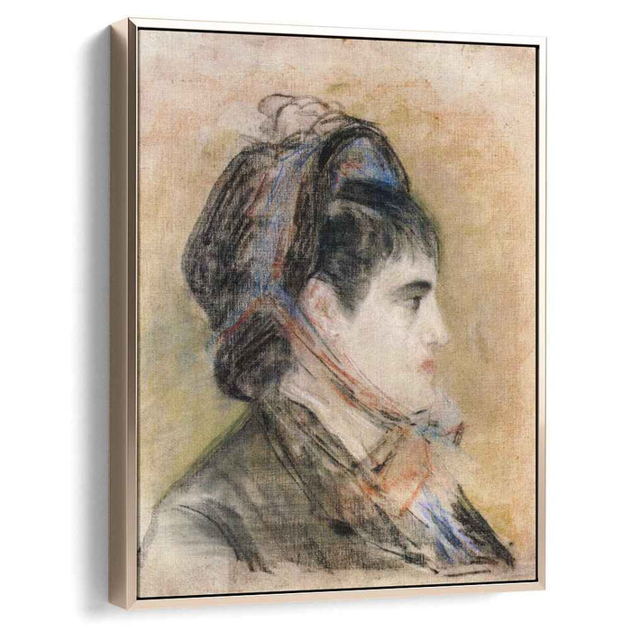 Madame Jeanne Martin in a bonnet (1881) by Edouard Manet