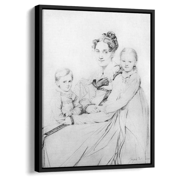 Madame Johann Gotthard Reinhold, born Sophie Amalie Dorothea Wilhelmine Ritter, and her two daughters, Susette and Marie by Jean Auguste Dominique Ingres