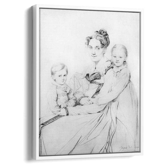 Madame Johann Gotthard Reinhold, born Sophie Amalie Dorothea Wilhelmine Ritter, and her two daughters, Susette and Marie by Jean Auguste Dominique Ingres