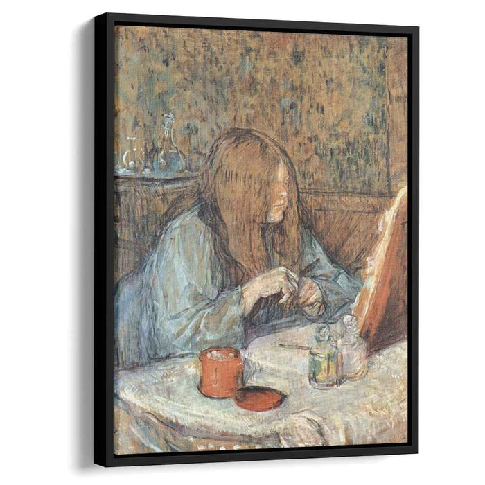 Madame Poupoule at Her Dressing Table (1898) by Henri de Toulouse-Lautrec