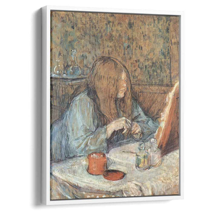 Madame Poupoule at Her Dressing Table (1898) by Henri de Toulouse-Lautrec