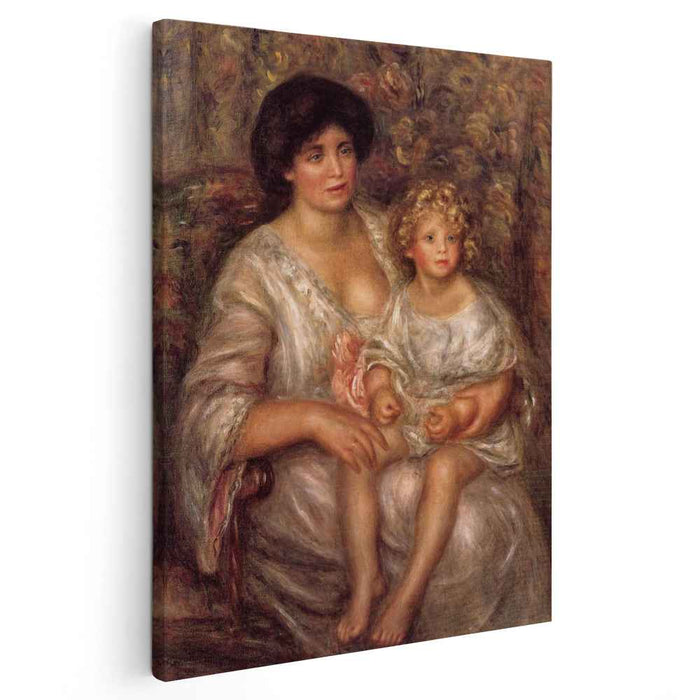 Madame Thurneyssan and Her Daughter (1910) by Pierre-Auguste Renoir
