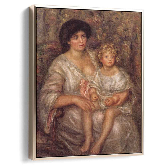 Madame Thurneyssan and Her Daughter (1910) by Pierre-Auguste Renoir
