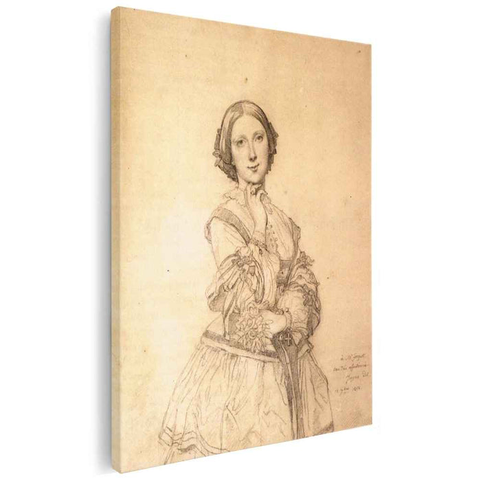 Mademoiselle Cecile Panckoucke by Jean Auguste Dominique Ingres