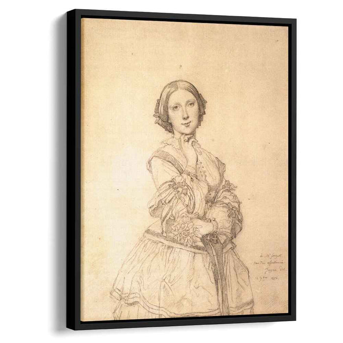 Mademoiselle Cecile Panckoucke by Jean Auguste Dominique Ingres