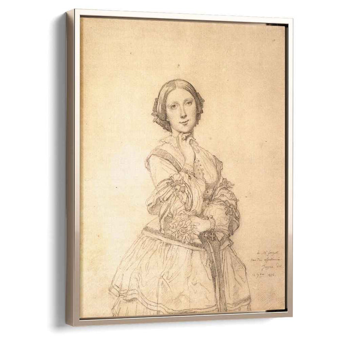 Mademoiselle Cecile Panckoucke by Jean Auguste Dominique Ingres