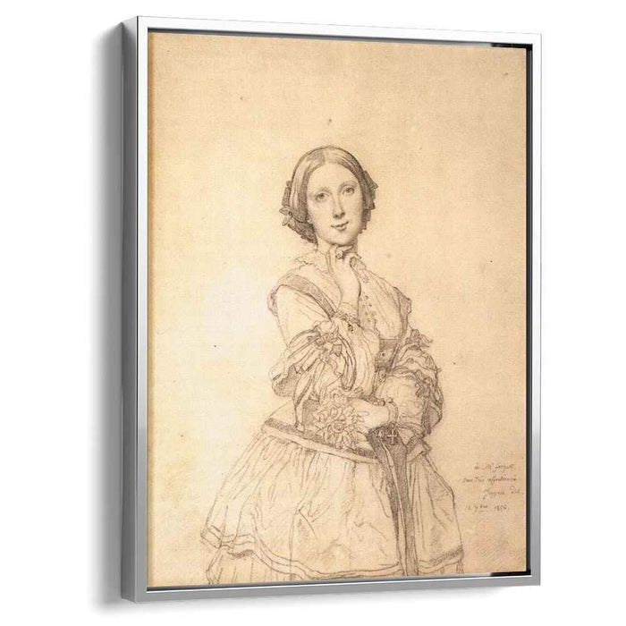 Mademoiselle Cecile Panckoucke by Jean Auguste Dominique Ingres