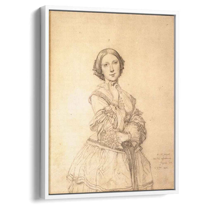 Mademoiselle Cecile Panckoucke by Jean Auguste Dominique Ingres