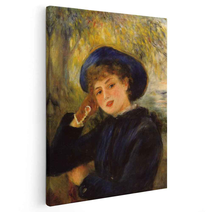 Mademoiselle Demarsy (Woman Leaning on Her Elbow) (1882) by Pierre-Auguste Renoir