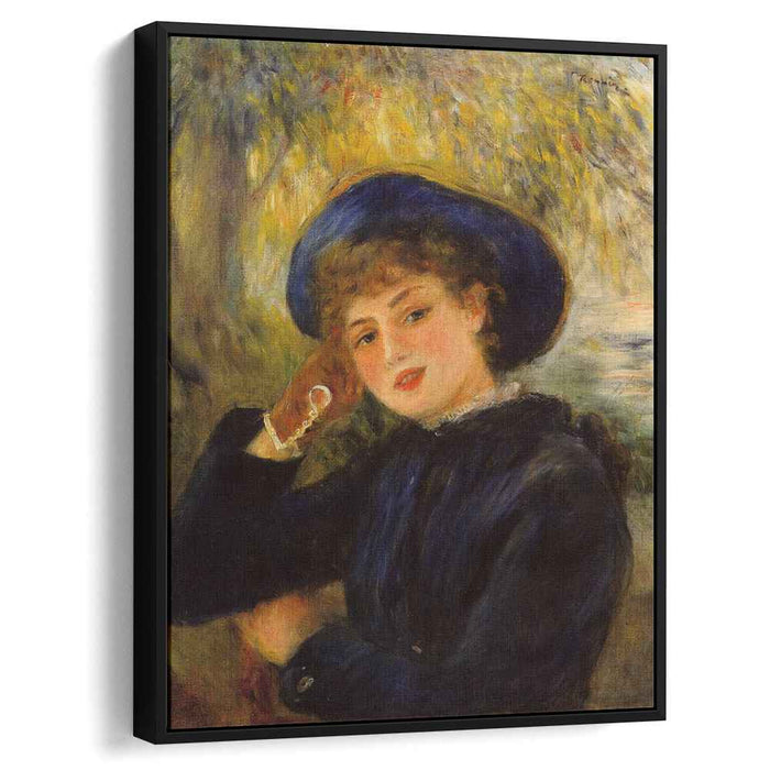 Mademoiselle Demarsy (Woman Leaning on Her Elbow) (1882) by Pierre-Auguste Renoir