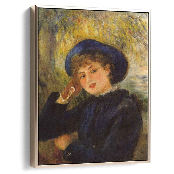 Mademoiselle Demarsy (Woman Leaning on Her Elbow) (1882) by Pierre-Auguste Renoir