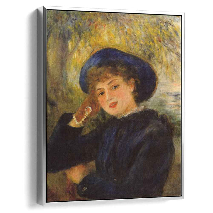 Mademoiselle Demarsy (Woman Leaning on Her Elbow) (1882) by Pierre-Auguste Renoir