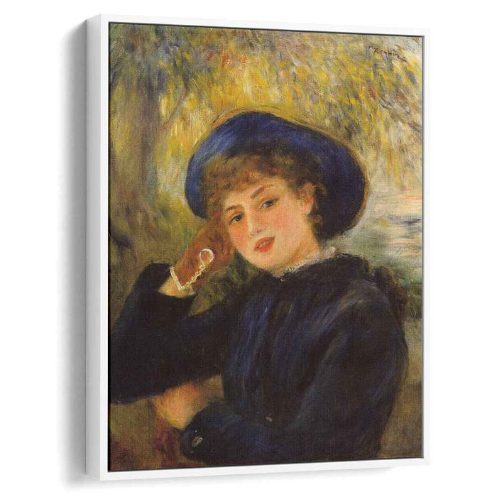 Mademoiselle Demarsy (Woman Leaning on Her Elbow) (1882) by Pierre-Auguste Renoir