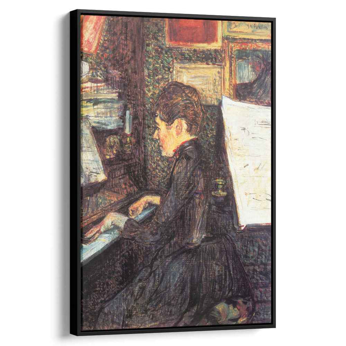Mademoiselle Dihau at the Piano (1890) by Henri de Toulouse-Lautrec