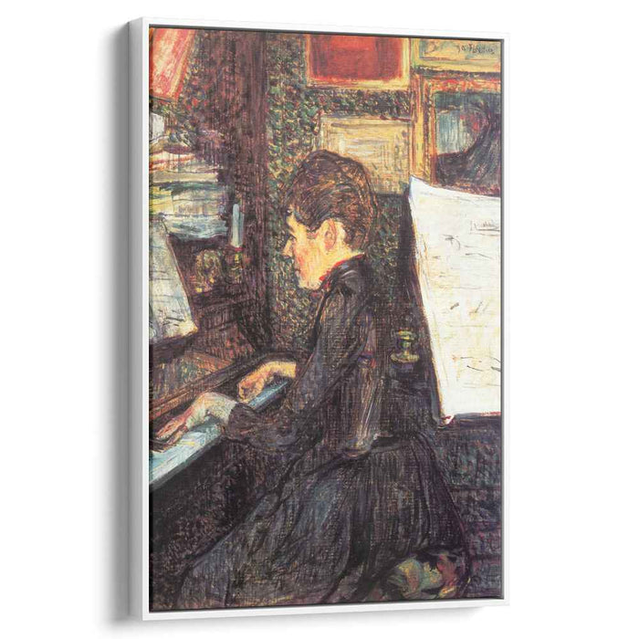 Mademoiselle Dihau at the Piano (1890) by Henri de Toulouse-Lautrec