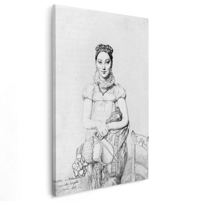 Mademoiselle Jeanne Hayard by Jean Auguste Dominique Ingres