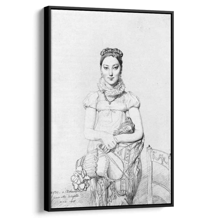 Mademoiselle Jeanne Hayard by Jean Auguste Dominique Ingres