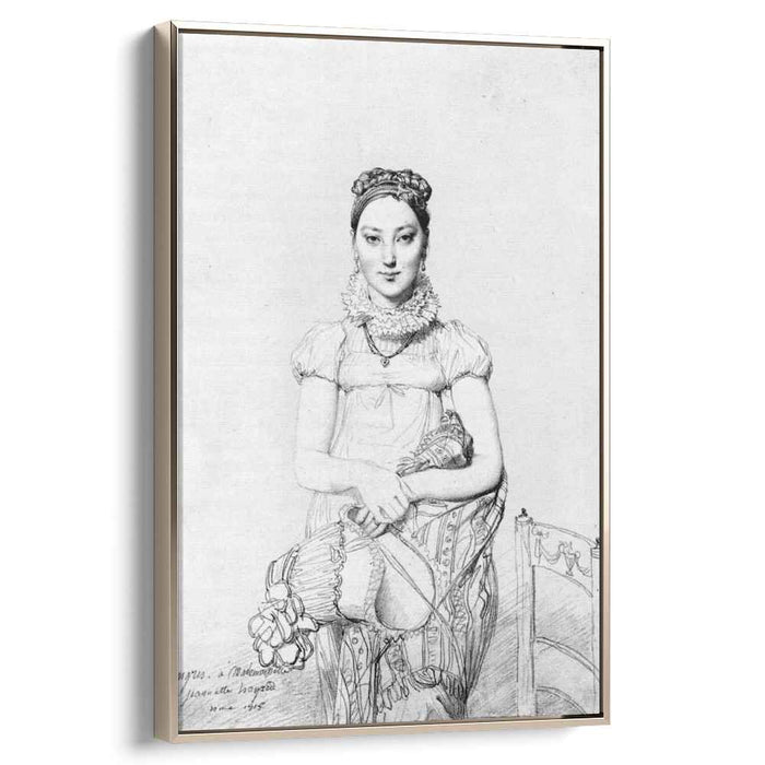 Mademoiselle Jeanne Hayard by Jean Auguste Dominique Ingres